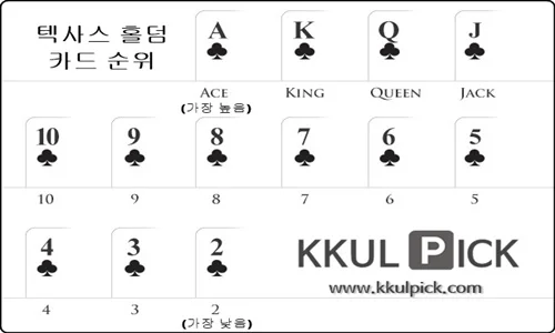 텍사스 홀덤 카드 순위