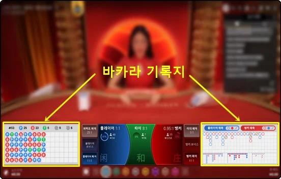 바카라 기록지