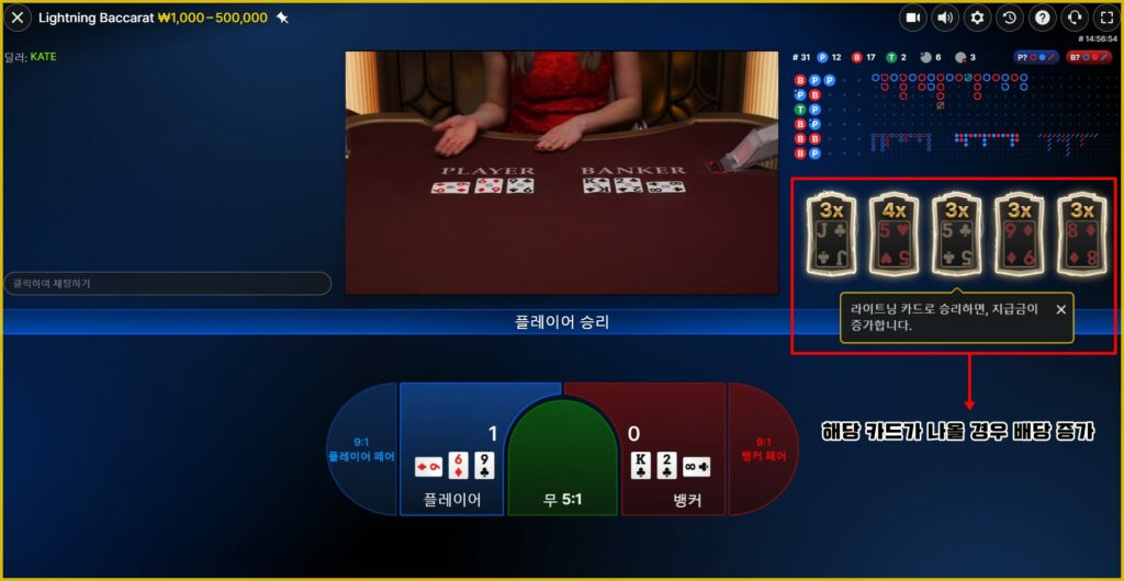 에볼루션 라이트닝 바카라