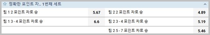 탁구 포인트 차이