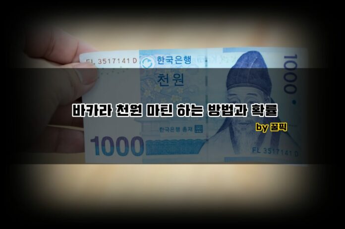 바카라 천원 마틴